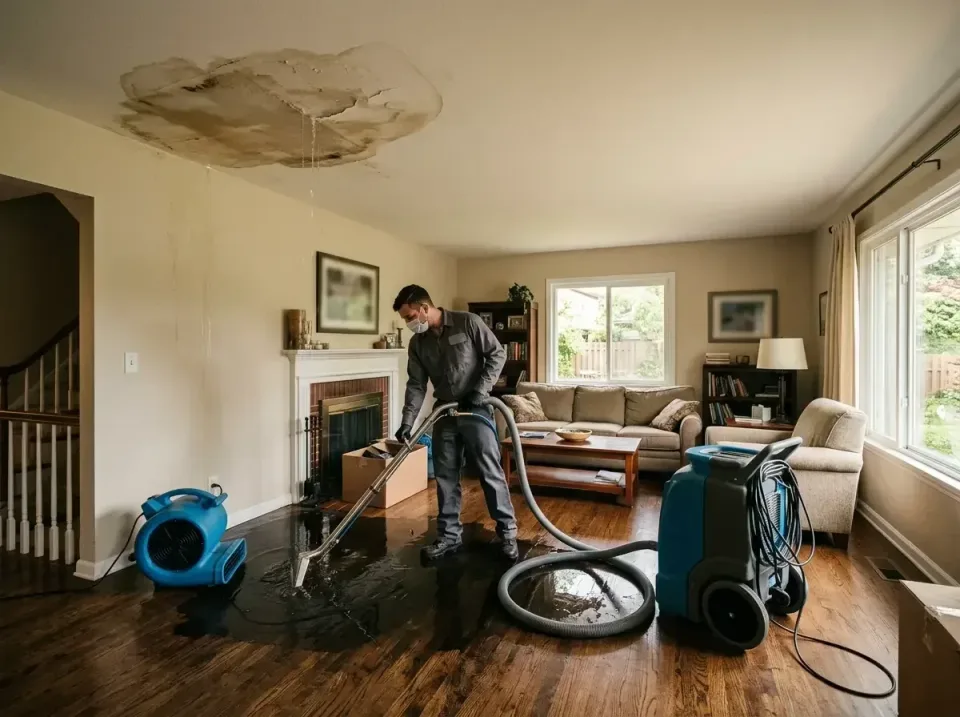 attic-pipe-burst-ceiling-drip-008 — frequently asked questions, Water Damage Restoration & Carpet Care in Radford, VA